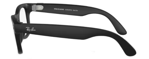 RB448 RAY-BAN META WAYFARER RW4006 601SM1 50 MATTE BLACK  / TRANSITIONS G-15 GREEN