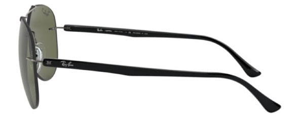 C161 RAY-BAN RB8058 004/9A 59 GUNMETAL / GREEN POLARIZED