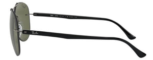 C161 RAY-BAN RB8058 004/9A 59 GUNMETAL / GREEN POLARIZED