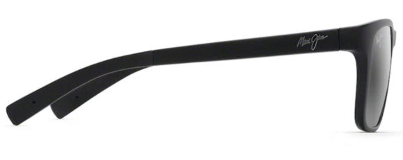 MJ365 MAUI JIM LONGITUDE 762-2M MATTE BLACK / NEUTRAL GREY POLARIZED