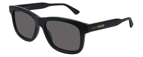 G178 GUCCI GG0824S 005 55 BLACK - BLACK - GREY
