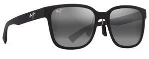 MJM176 MAUI JIM PAULELE ASIAN FIT 660-02 MATTE BLACK / NEUTRAL GREY