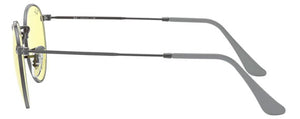 E41 RAY-BAN ROUND METAL RB3447 004/T4 50 GUNMETAL / LIGHT YELLOW