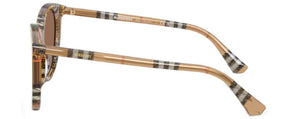 BB050 BURBERRY BE4455 416373 55 CHECK SAND / DARK BROWN