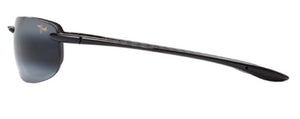 MJ427 MAUI JIM HOOKIPA 407-02 64 GLOSS BLACK / NEUTRAL GREY