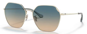 C12 COACH C7998 HC7132 900579 58 SHINY LIGHT GOLD / BLUE YELLOW GRADIENT