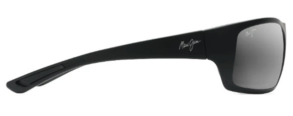 MJ260 MAUI JIM BIG WAVE 440-2M 67 MATTE BLACK / NEUTRAL GRAY