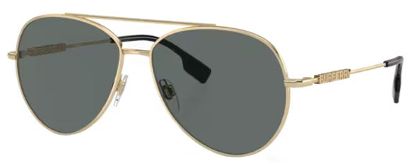 BB024 BURBERRY BE3147 110981 58 LIGHT GOLD / DARK GREY POLARIZED