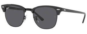 RB173 RAY-BAN CLUBMASTER RB3016 1367B1 55 GRAY ON BLACK  DARK GRAY