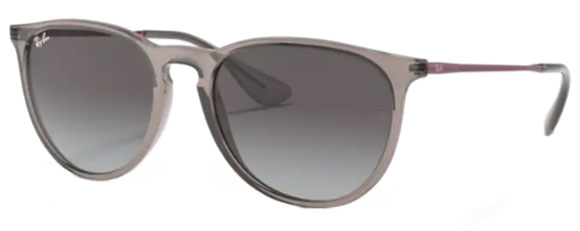 RB406 RAY-BAN ERIKA RB4171 65138G 54 TRANSPARENT GREY / LIGHT GREY GRADIENT DARK GREY