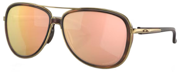 L125 OAKLEY SPLIT TIME OO4129 412914 58 BROWN TORTOISE / PRIZM ROSE GOLD POLARIZED