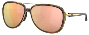 L125 OAKLEY SPLIT TIME OO4129 412914 58 BROWN TORTOISE / PRIZM ROSE GOLD POLARIZED