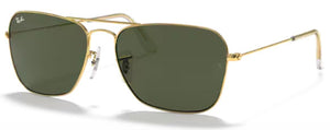 B74 RAY-BAN CARAVAN RB3136 001 58 ARISTA / G-15 GREEN