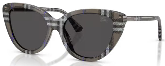 BB046 BURBERRY BE4457 416687 55 CHECK LICHEN / DARK GREY