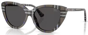 BB046 BURBERRY BE4457 416687 55 CHECK LICHEN / DARK GREY