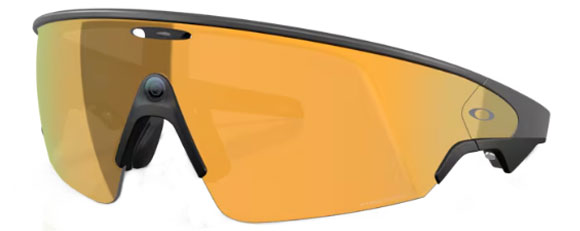 OK318 OAKLEY META VANGUARD OW8001 800104 52 BLACK /  PRIZM 24K