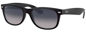 D188 RAY-BAN NEW WAYFARER RB2132 601S78 52 MATTE BLUE / BLUE GRADIENT GRAY POLARIZED