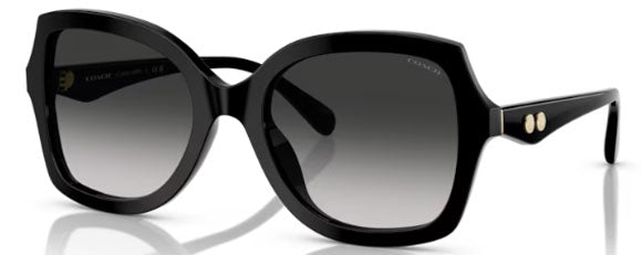 C193 COACH CW225 HC8410U 50023C 56 BLACK / GREY GRADIENT