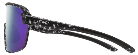 SM04 SMITH BOBCAT 204927GBY99DI MATTE BLACK MARBLE / CHROMA POP VIOLET MIRRORED