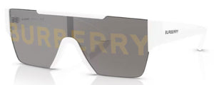 BB038 BURBERRY BE4291 3007/H 38 WHITE / GREY TAMPO SILVER GOLD