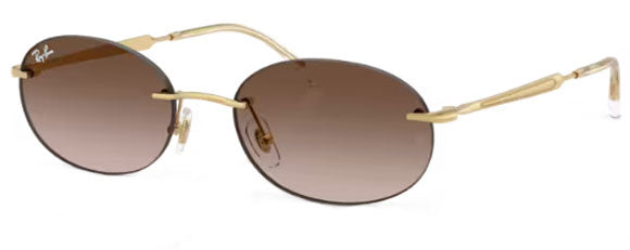 RB695 RAY-BAN RB3767 001/13 54 ARISTA GOLD / GRADIENT BROWN