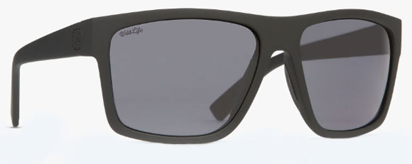 VZ23 VON ZIPPER DIPSTICK SMPF7DIP PSV 60 BLACK SATIN / WILDLIFE VINTAGE GREY POLARIZED