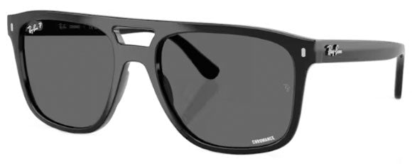RB551 RAY-BAN RB2213CH 901/K8 55 BLACK / DARK GREY POLARIZED