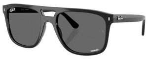 RB551 RAY-BAN RB2213CH 901/K8 55 BLACK / DARK GREY POLARIZED