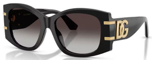 DG73 DOLCE & GABBANA DG4501 501/8G 54 BLACK / GREY GRADIENT BLACK