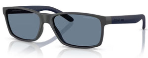 N70 ARNETTE SLICKSTER AN4185 28412V 59 MATTE DARK GREY / DARK BLUE POLARIZED