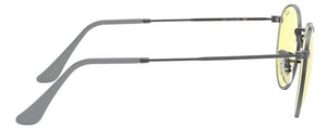 E41 RAY-BAN ROUND METAL RB3447 004/T4 50 GUNMETAL / LIGHT YELLOW