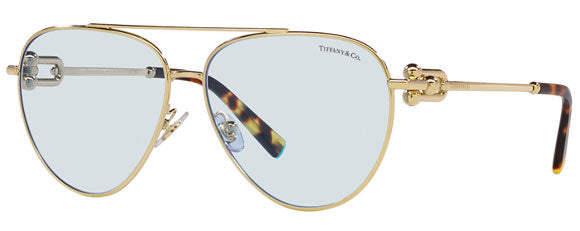 T141 TIFFANY TF3092 6176MF 59 PALE GOLD / AZURE PHOTO