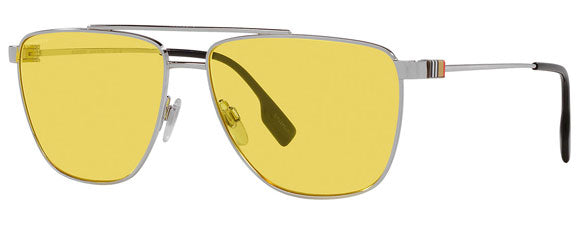 BB020 BURBERRY BLAINE BE3141 100585 61 SILVER / YELLOW