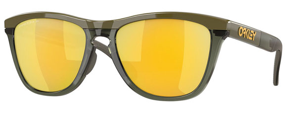OK161 OAKLEY FROGSKINS RANGE OO9284 928408 55 DARK BRUSH / PRIZM 24K MIRRORED POLARIZED