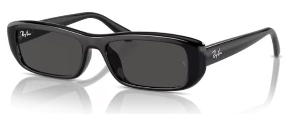 Ray Ban Rb4436d RB484 RAY-BAN RB4436D 667787 55 BLACK / DARK GREY – A Million Sunglasses
