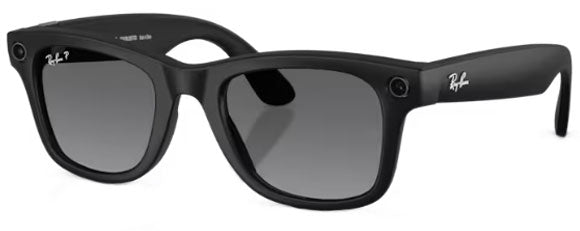 RB704 RAY-BAN META WAYFARER RW4012 601ST3 53 BLACK / GRAPHITE POLARIZED