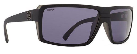 VZ131 VON ZIPPER SNARK SMPFCSNA PSV 63 BLACK SATIN  WILDLIFE VINTAGE GREY POLARIZED