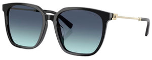 T189 TIFFANY TF4244D 80019S 56 BLACK / AZURE GRADIENT BLUE