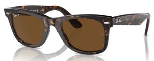 RB494 RAY-BAN WAYFARER RB2140 902/57 50 TORTOISE  / BROWN POLARIZED