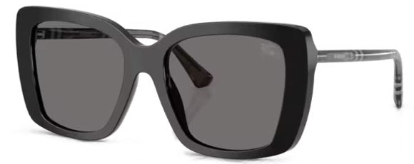 BB052 BURBERRY BE4456 416581 54 BLACK / DARK GREY POLARIZED
