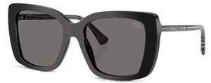 BB052 BURBERRY BE4456 416581 54 BLACK / DARK GREY POLARIZED