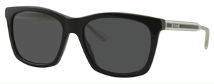 G143 GUCCI GG0558S 001 56 BLACK / CRYSTAL GREY
