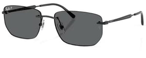 RB700 RAY-BAN RB3768 002/81 56 BLACK / DARK GREY POLARIZED