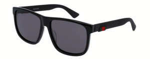 G48 GUCCI  GG0010S 001 58 BLACK / GREY