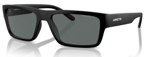 N87 ARNETTE PHOXER AN4338 290081 57 MATTE RECYCLED BLACK / DARK GREY POLARIZED