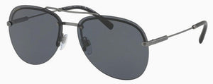 G34 BVLGARI BV5044 195/81 60 MATTE GRAY / GRAY POLARIZED