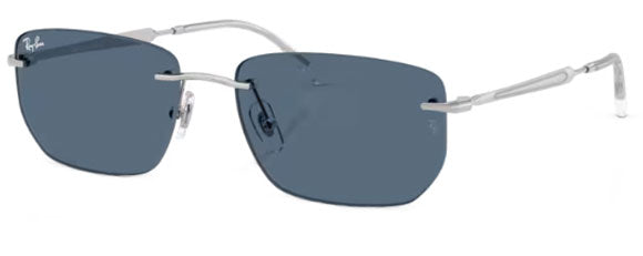 RB701 RAY-BAN RB3768 003/80 56 SILVER / DARK BLUE