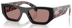 PR179 PRADA PR A01S 13P60B 53 BLACK / LIGHT BROWN