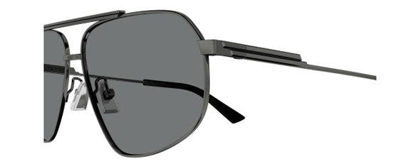 BV06 BOTTEGA VENETA BV1194S-001 61 GUNMETAL / GRAY