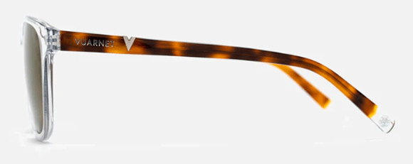 V181A VUARNET BELVEDERE REGULAR VL161800147135 52 CRYSTAL TORTOISE / UNILYNX PURPLE FLASH